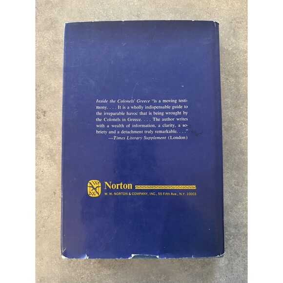 Inside The Colonels’ Greece Hardcover Book 1972 1st Printing - Picture 2 of 4